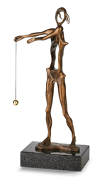 Homage To Newton by Salvador Dali - Bronze Sculpture sized 6x14 inches. Available from Whitewall Galleries